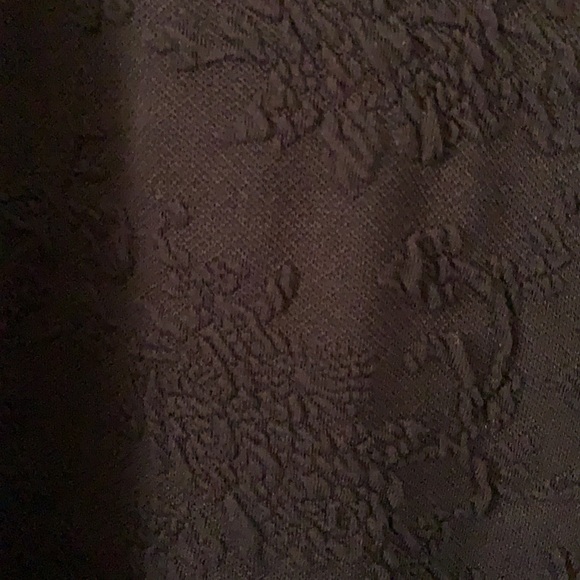 Plus size navy blue asymmetrical dress - Picture 4 of 4